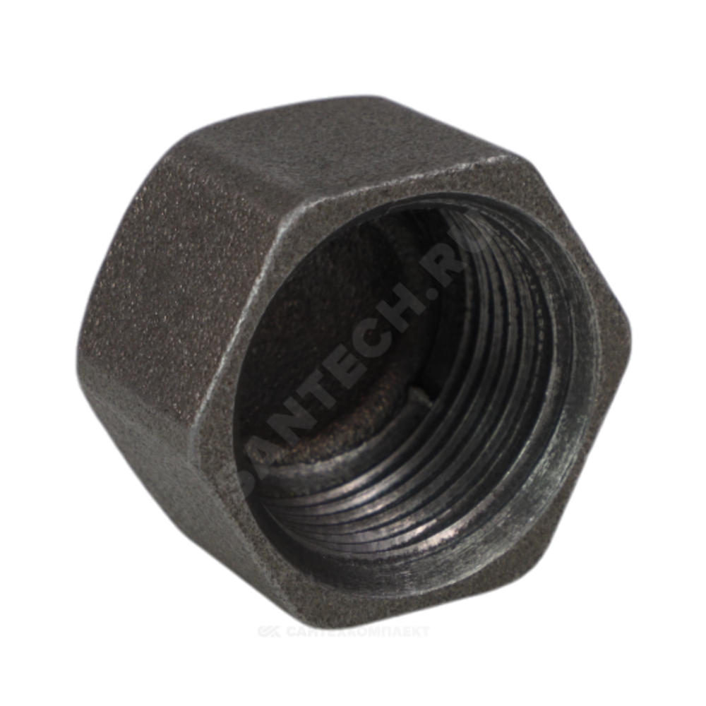 Заглушка чугун Ду 40 (1 1/2") ВР Fittex PLUS