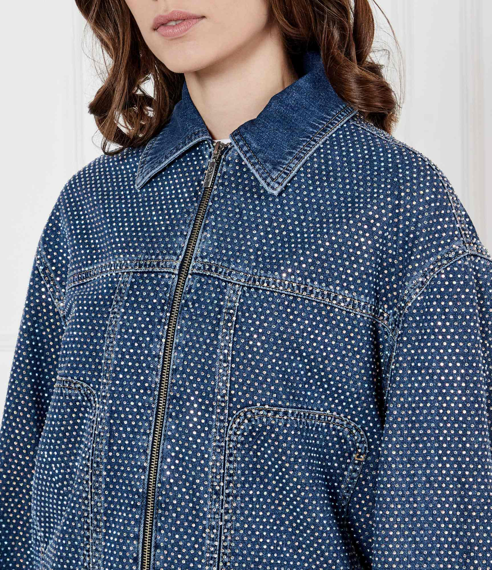 Джинсовая куртка Liu Jo - голубой(UA5166 DS069)