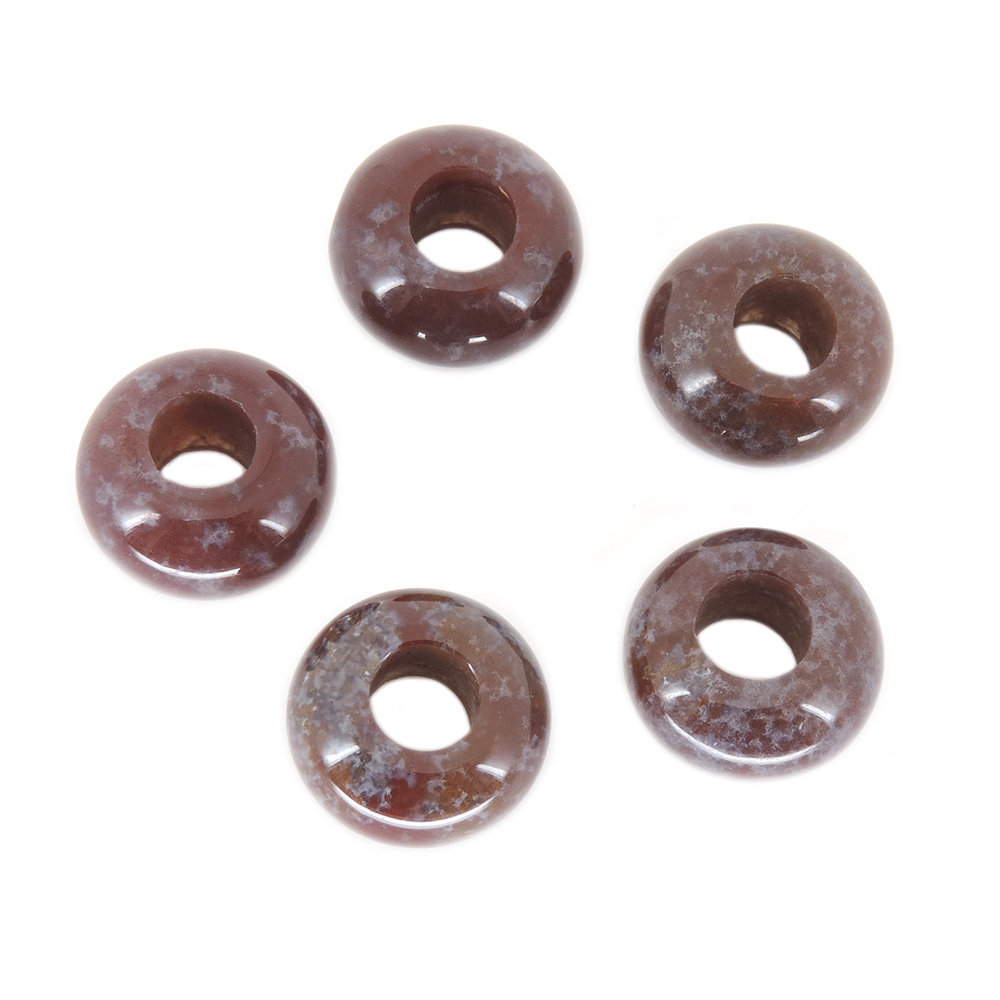 Бусины-шармы яшма, агат асс.