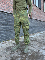 Костюм горка 6 флис осень зима / зеленая цифра