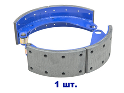 Колодка барабанного тормоза а/м ПАЗ-3205 мост КАНАШ, увеличенная накладка 16-я(с роликом) АККОР