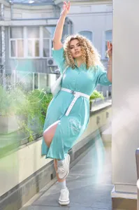 Платье-рубашка УК-6087-5 Fabrika