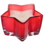 Свеча в стакане «Звездная ночь» 10,5*5,5 см, Красный