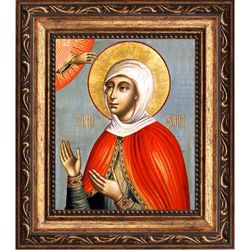 София Египетская мученица. Икона на холсте.