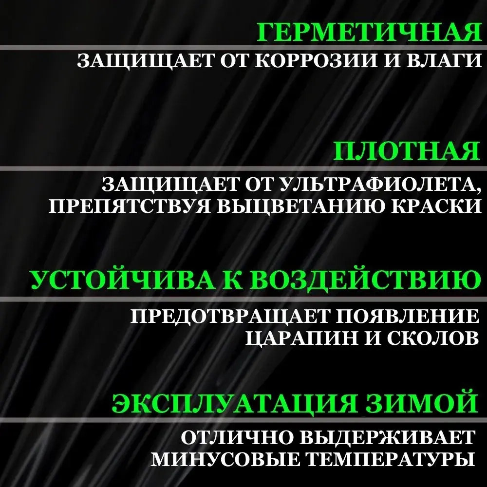 Пленка Черная глянцевая самоклеющаяся для авто, мебели и дизайна (50х150см)