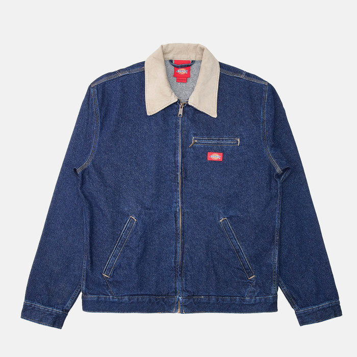 Куртка Dickies Denim Painter Jacket Dark Indigo артикул:DK0A88EG0DD1 - купить в магазине Дайс