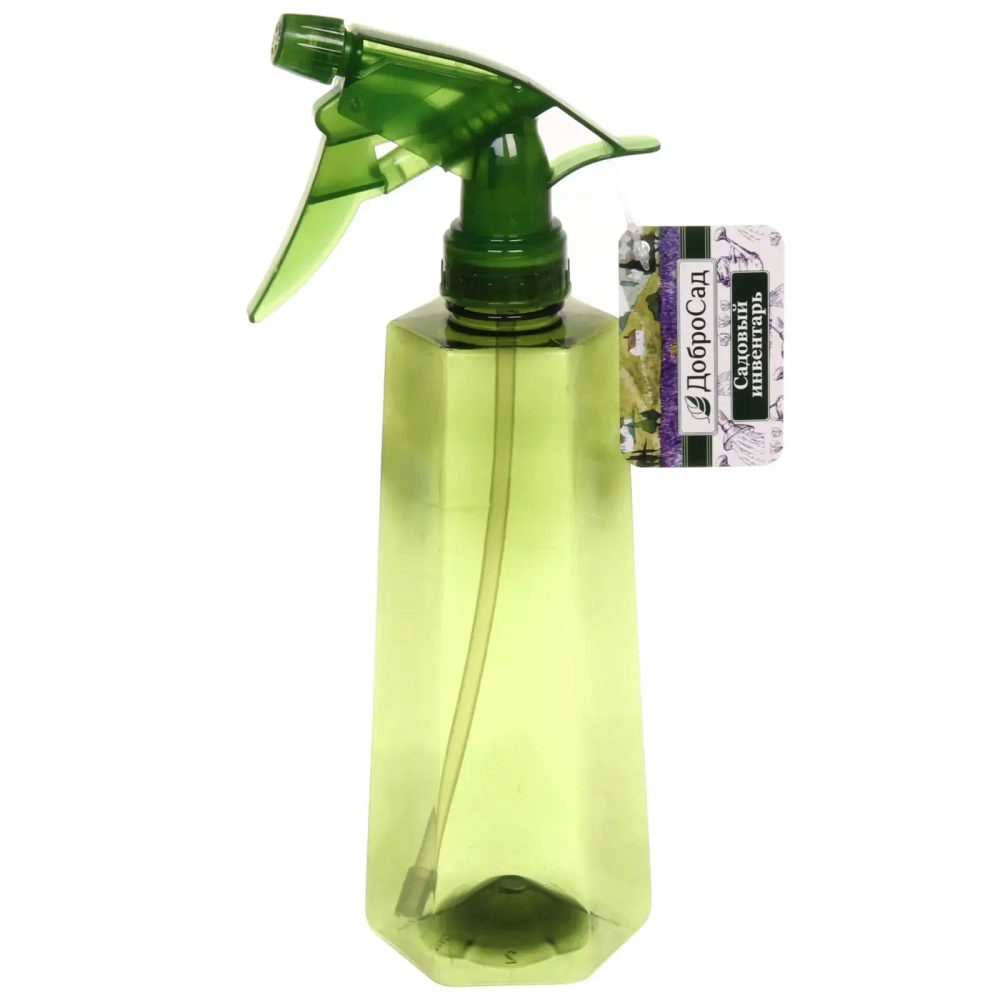 Пульверизатор «Витраж-Грани» 500мл, цвет зеленый ДоброСад