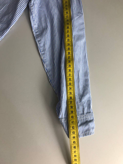 Рубашка GeeJay в полоску, визуально на 7/8 лет