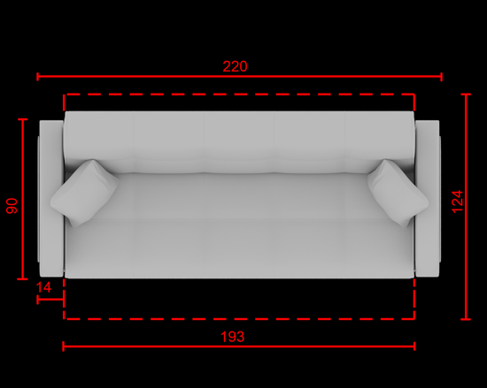 Диван НОНА 5/4