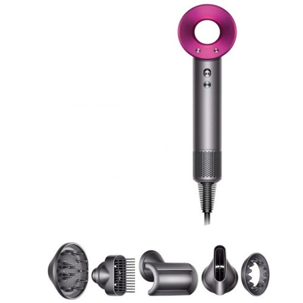 Фен Dyson Supersonic HD07 никель/фуксия 386732-01