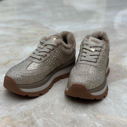 Кроссовки Loriblu  6AEMA цвет бежевый 