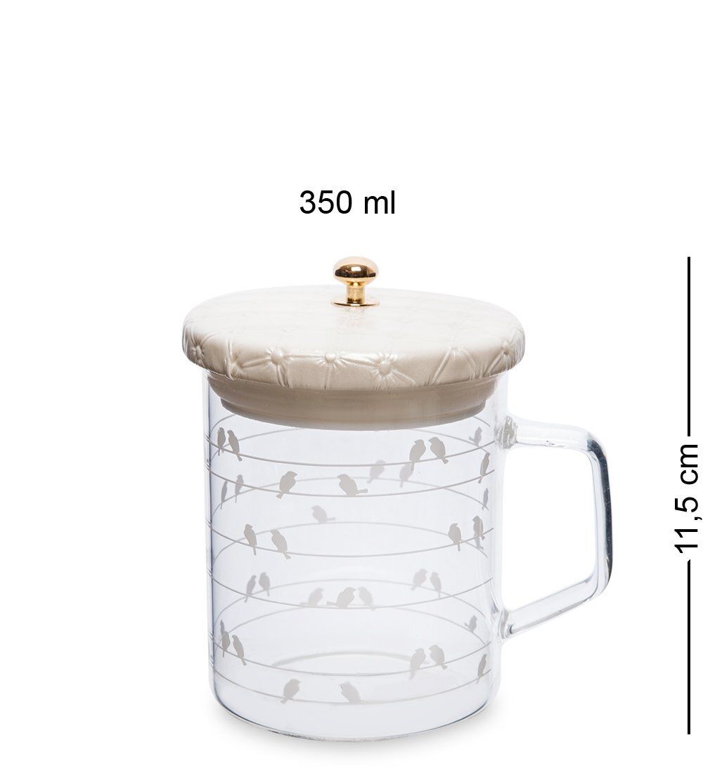 GS- 53/1 Кружка с крышкой «Птичий ансамбль» 350мл