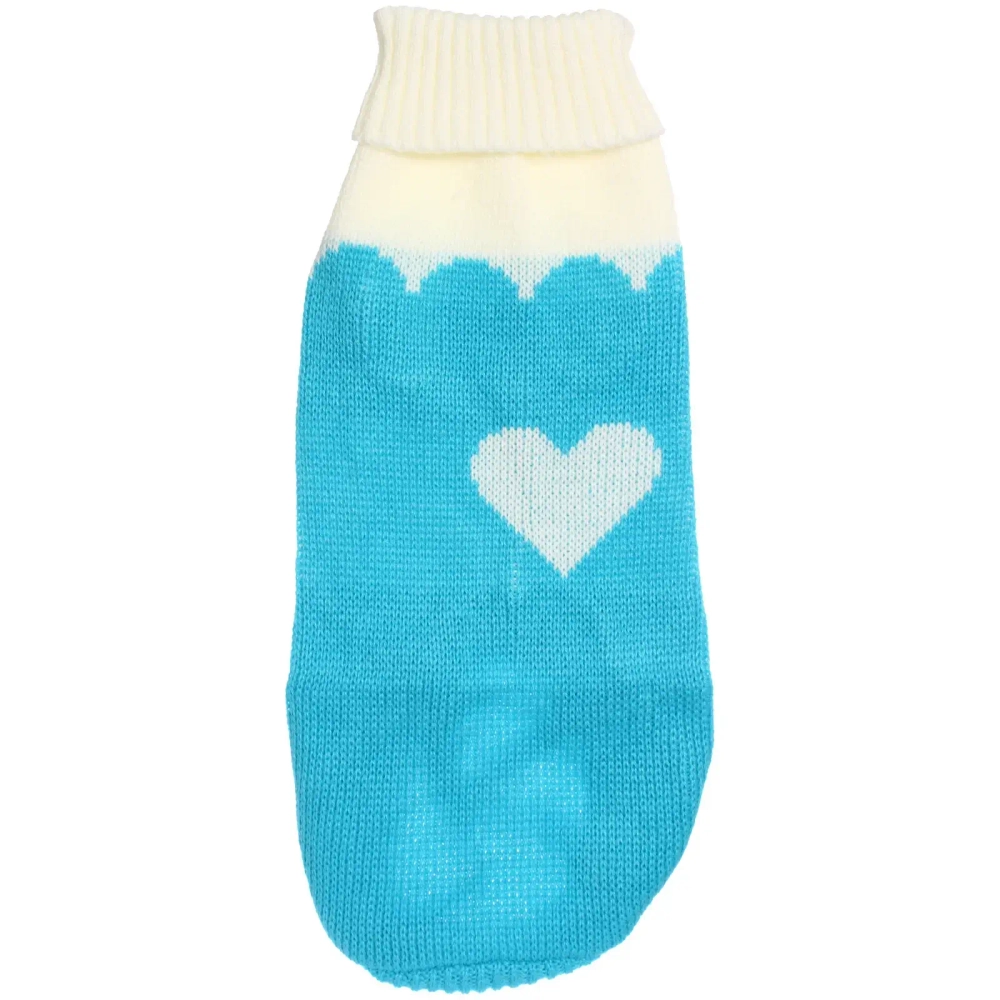 Кофта - свитер для мелких пород собак и кошек «BRO Style ♥», цвет голубой, р L