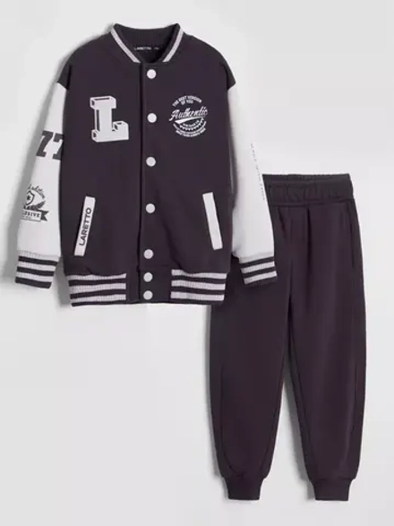 Костюм детский спортивный в школу, бомбер и брюки
