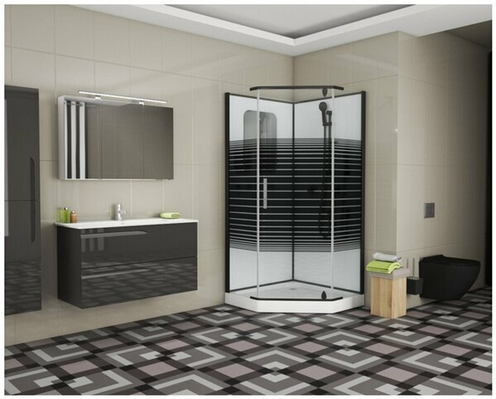 Душевая кабина Grossman Classic GR270D (100х100х205) дверь распашная,4 места