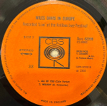 Miles Davis - In Europe - Unplayed, UK OG CBS Stereo