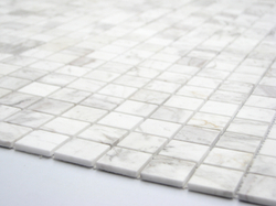Мозаика LeeDo Caramelle: Pietrine - Dolomiti Bianco матовая 29,8x29,8x0,4 см (чип 23x23x4 мм)