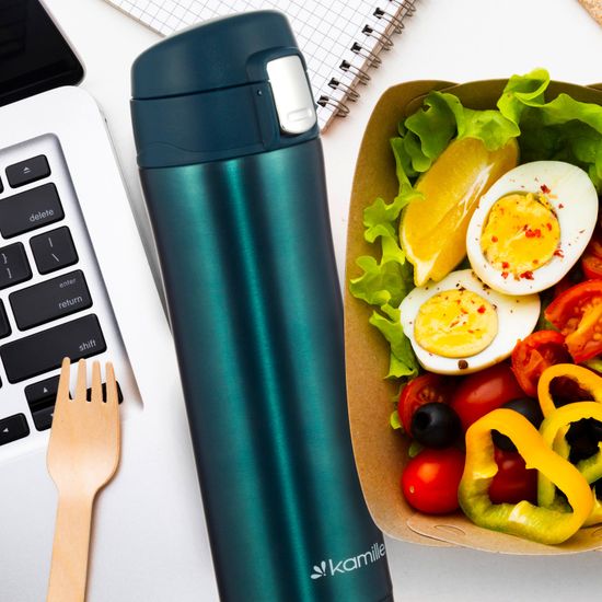 Термокружка 450 мл. из нержавеющей стали Kamille KM-2088