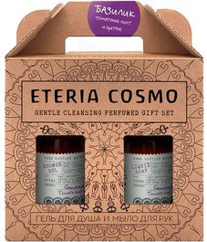 Базилик, набор гель для душа и мыло для рук, Eteria cosmo