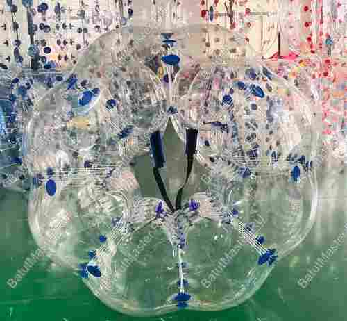 Бампербол ТПУ, диаметр 1,8 м, с синими держателями