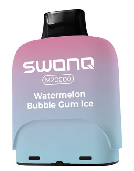 Картридж Swonq M20000 Watermelon bubblе gum ice - Арбузная мятная жвачка (в пачке 1шт) 20мл 18мг (1,8%)