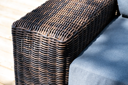 "Капри" трансформирующаяся лаунж-зона из искусственного ротанга, цвет коричневый