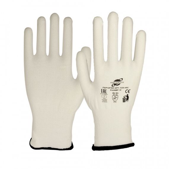 Нейлоновые перчатки без покрытия Arcticus 7220 ARC