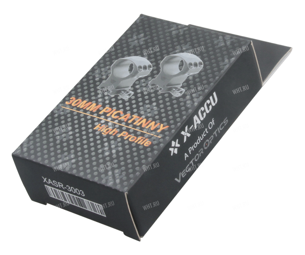 Кольца VECTOR X-Accu на базу Picatinny | Weaver, ø30 мм (6 винтов), BH=20 мм