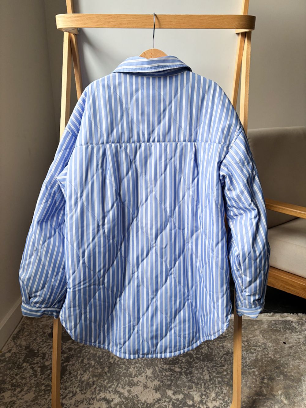 Новая утепленная куртка-рубашка Zara, 152