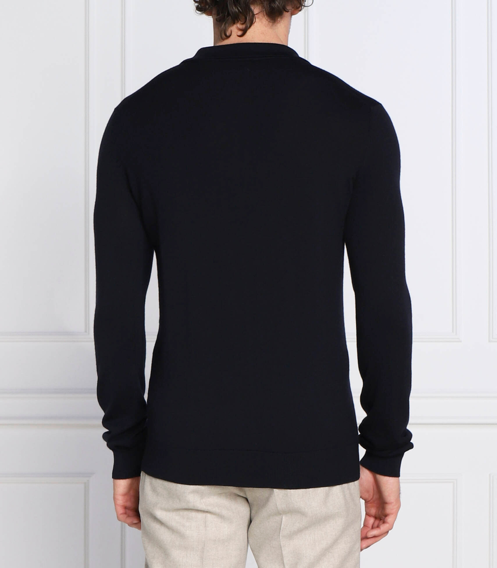 хлопковое поло san pepe HUGO - темно-синий(50474182)