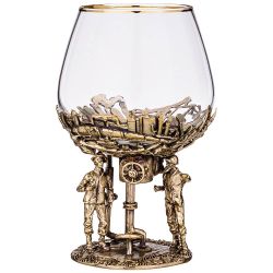 БОКАЛ ДЛЯ КОНЬЯКА "НЕФТЯНИКИ" 300 МЛ. (КОР=1ШТ.)