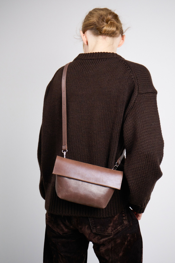 cумка через плечо трапеция Кофе