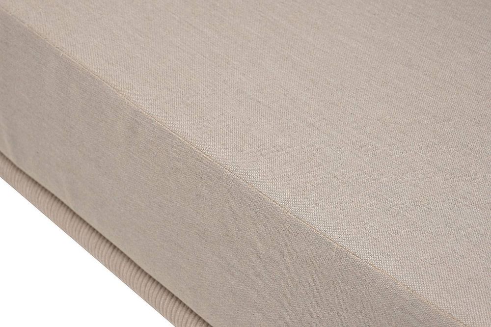 "Верона" лаунж-зона 5-местная плетеная из роупа (веревки), каркас алюминиевый белый, роуп бежевый