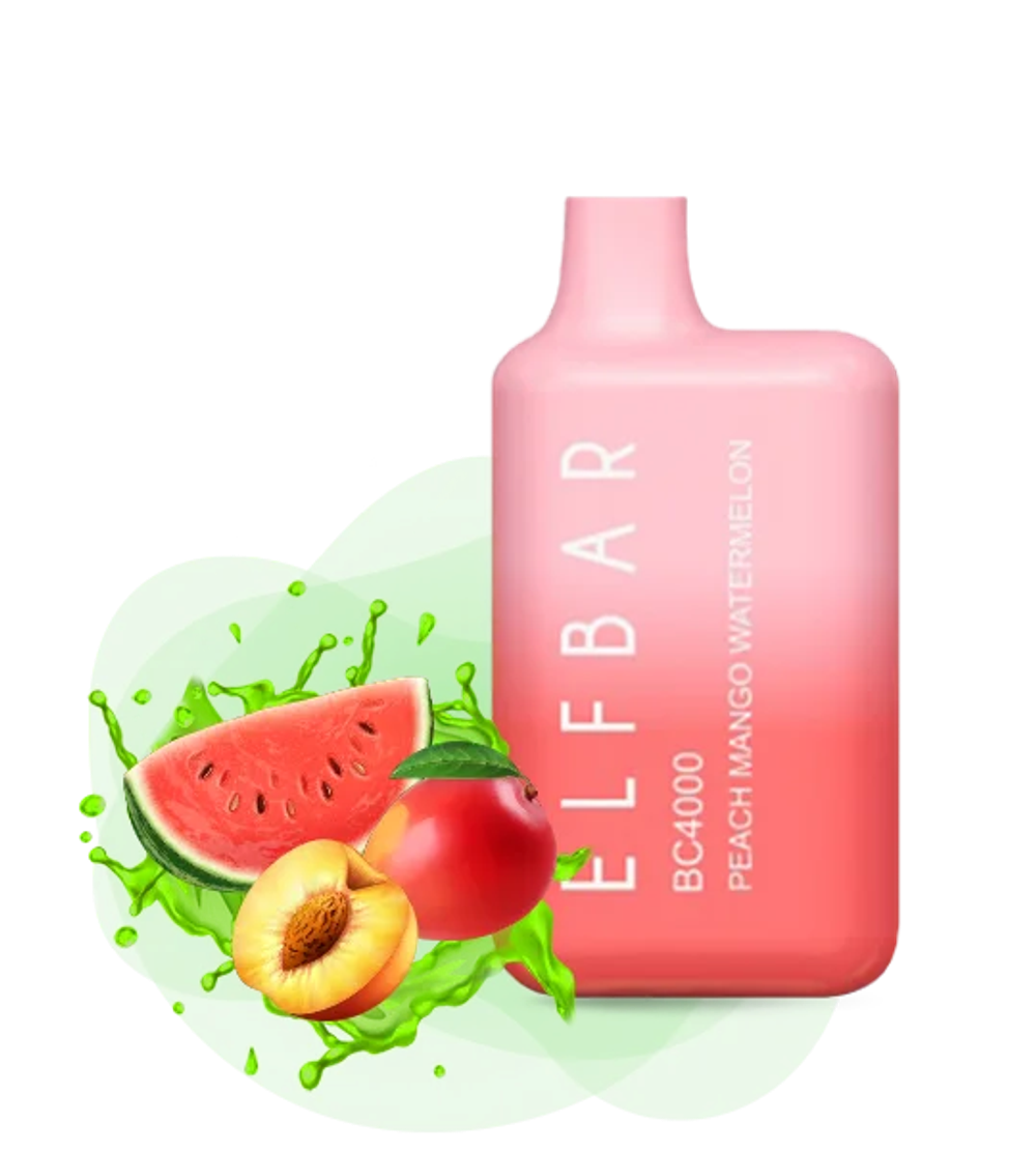 Elf Bar - Peach Mango Watermelon (4000, 5% nic)