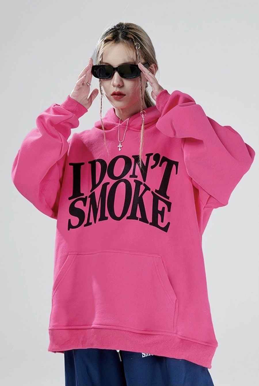 Худи DONSMOKE "Basic Logo" Oversized Hoodie