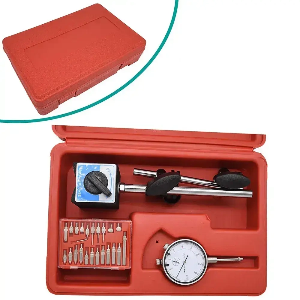 Индикатор часового типа ИЧ-10 с магнитной стойкой и комплектом принадлежностей для индикатора