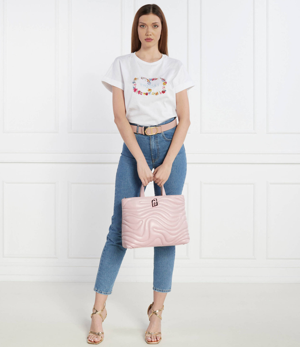 Сумка-шопер + поясная сумка Liu Jo - пудро-розовый(AA4084 E0036)
