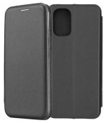 Чехол книжка Xiaomi Redmi Note 10/10S/Poco M5s силикон матовый Black Zibelino