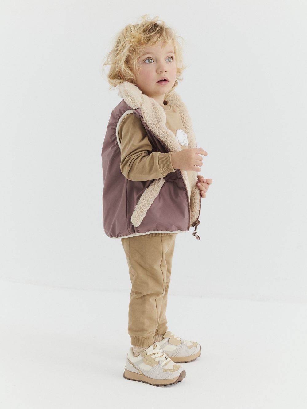 Жилет двухсторонний "Кофе" 0+