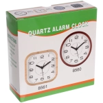 Будильник «Делия» 11*11*4см, микс цветов