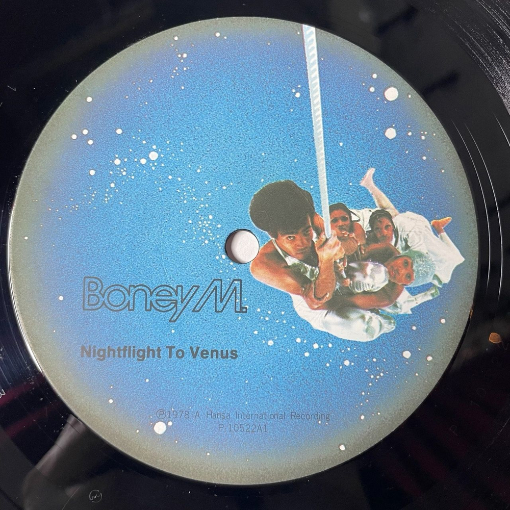 Винтажная виниловая пластинка LP Boney M. Nightflight To Venus (Japan 1978) (Obi) Rasputin