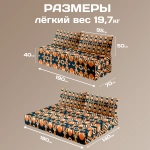 Бескаркасный диван кровать раскладной "Тёплая мозаика"