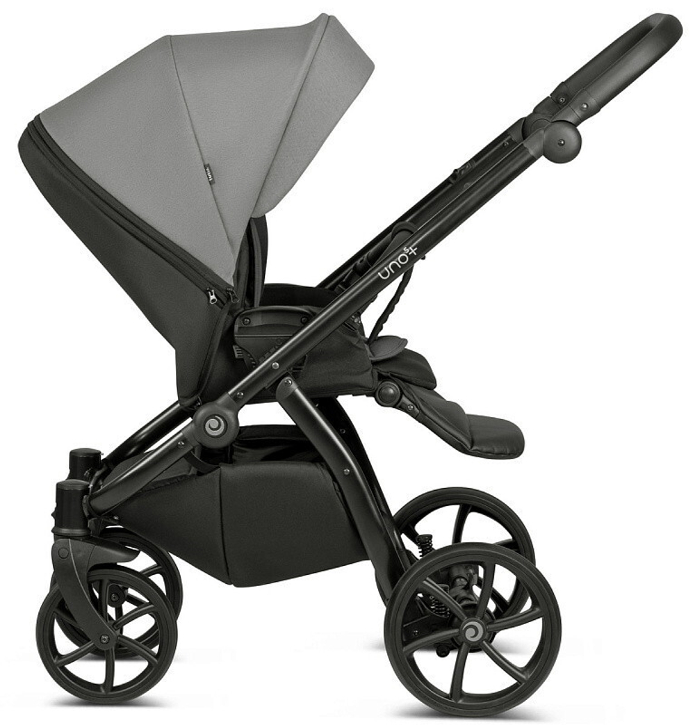 Детская коляска Tutis Uno 5 Plus Earth collection 3 в 1 с автокреслом Elo Lux EduSky Black 1402022 Grey