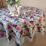 Скатерть гобеленовая круглая "D. МАЛЬВА", Россия.