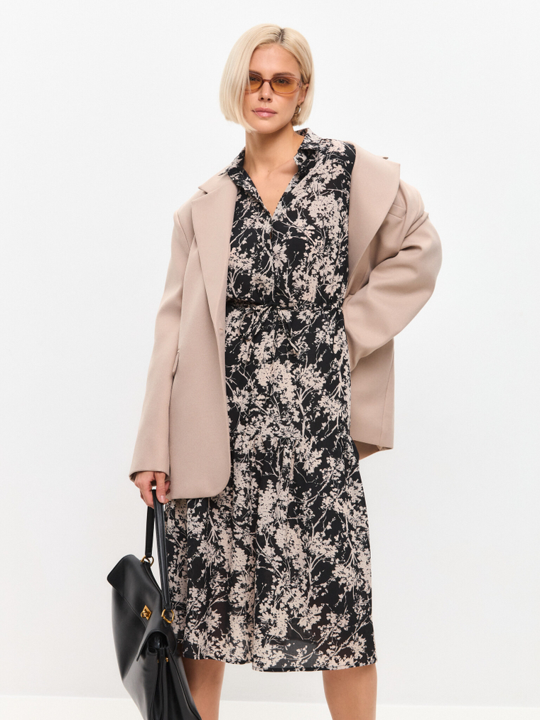 Платье с принтом