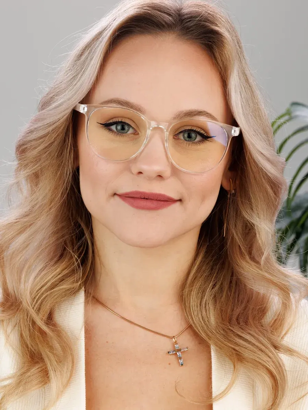 Очки для компьютера имиджевые защитные прозрачные нулевки