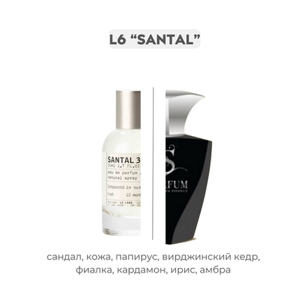 L6 SANTAL , парфюмерная вода