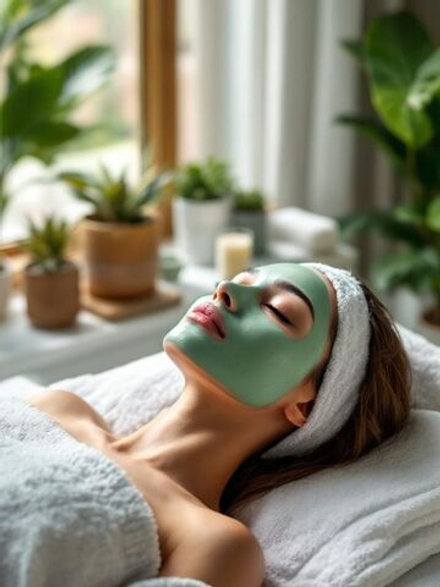 Массаж лица + Альгинатная маска", подчеркивающий синергию двух процедур и мощный мгновенный результат(60мин).