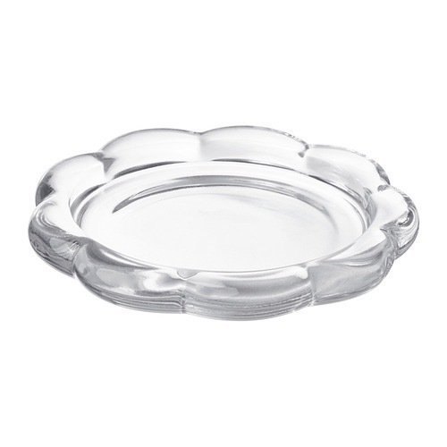 БЛАДФОГЕЛЬ BLADFAGEL Подсвечник 11 см, прозрачное стекло