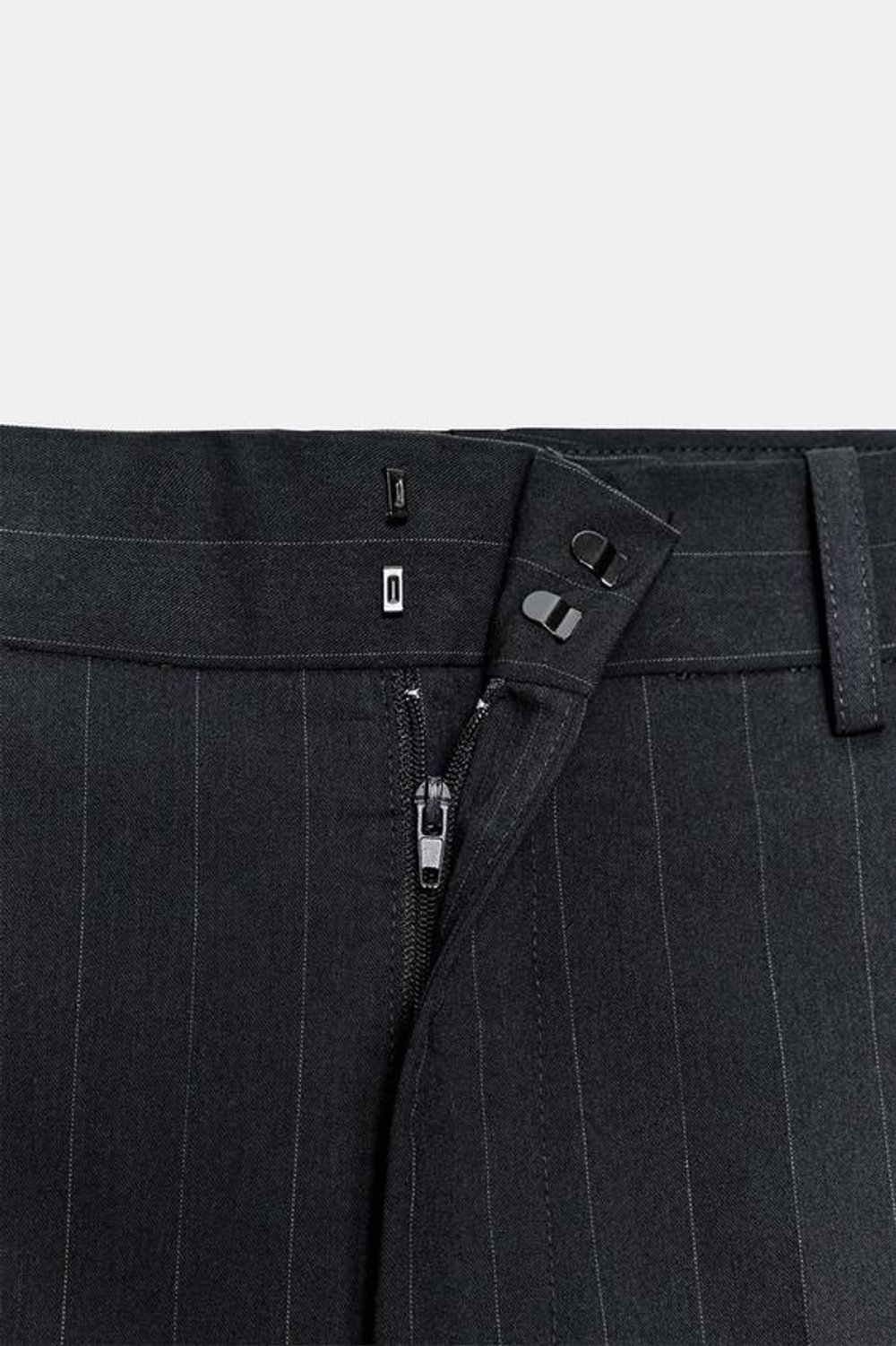 ZARA БРЮКИ С ВЫСОКОЙ ПОСАДКОЙ В ПОЛОСКУ — ZW COLLECTION, ПОЛОСКИ